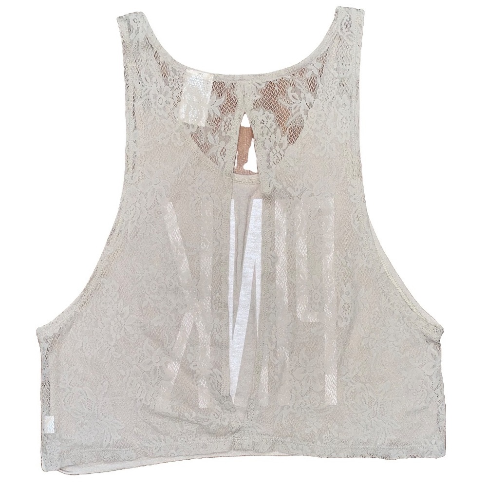 VS Pink Lace Tank - Picture 4 of 5